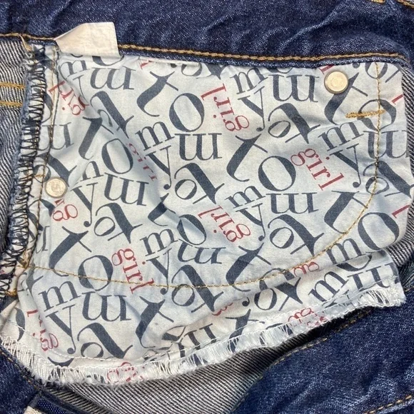 Vintage Tommy Girl Dark Wash Cropped Jeans - Picture 8 of 9